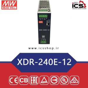 منبع تغذیه 12 ولت 20 آمپر مین ول مدل XDR-240E-12