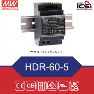 منبع تغذیه 5 ولت 6.5 آمپر مین ول مدل HDR-60-5