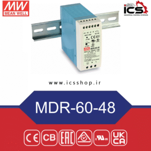 منبع تغذیه 48 ولت 1.25 آمپر مین ول مدل MDR-60-48