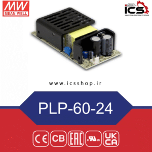 منبع تغذیه 24 ولت 2.5 آمپر مین ول مدل PLP-60-24
